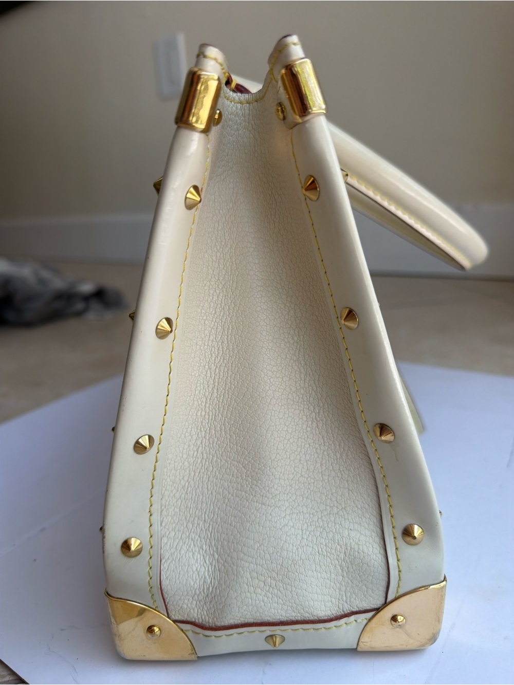 Louis Vuitton F/W 03 Suhali Le Fabuleux- Blanc w receipt - Picture 6 of 11